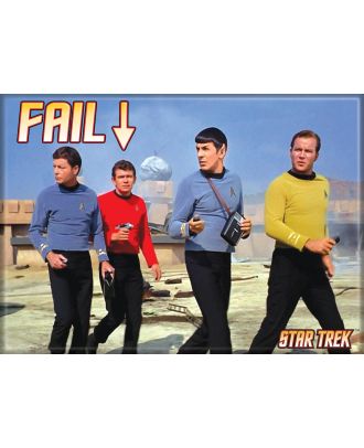 Star Trek Classic Red Shirt Fail Magnet 