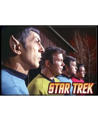 Star Trek Classic Crew In Profile Fridge Magnet 