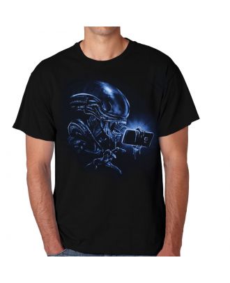 Alien Selfie Adult T-Shirt