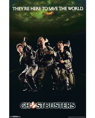 Ghostbusters Here To Save The World 22x34 Poster