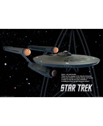 Star Trek Classic TV Enterprise Horizontal 36x24 Poster
