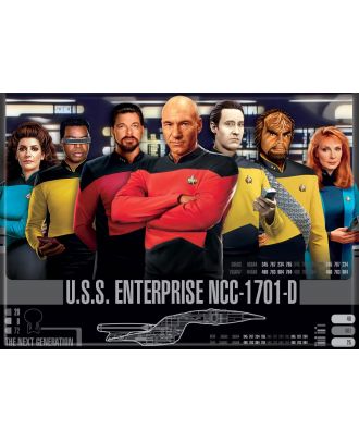 Star Trek Next Generation Crew Render Magnet