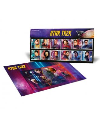 Star Trek Royal Mail Postage Stamps Presentation Pack