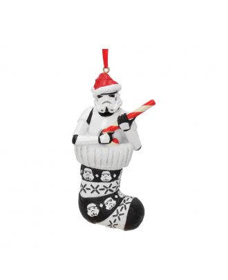 Stormtrooper in Stocking Hanging Ornament 