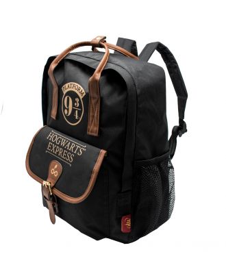 Harry Potter Platform 9 3/4 Premium Black Backpack 