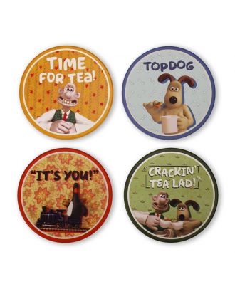 Wallace and Gromit - Set of Four Ceramic Coasters