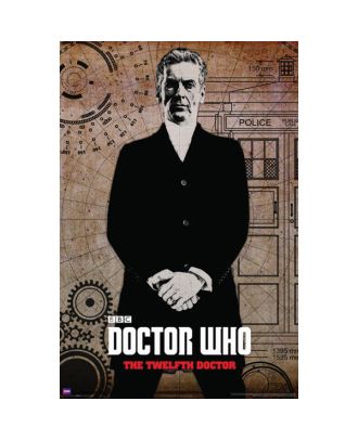 Doctor Who 12th Doctor Graffiti Poster