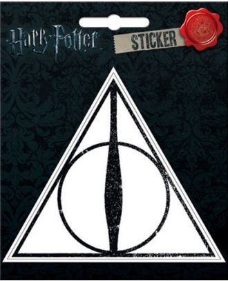 Harry Potter Deathly Hallows 4 x 4 1/2 Inch Sticker