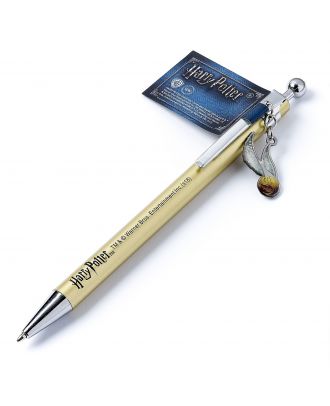 Harry Potter Golden Snitch Pen With Charm