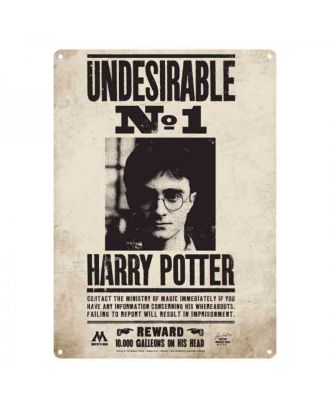 Harry Potter Undesirable Small Tin Sign