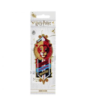 Harry Potter Stainless Steel Gryffindor Bookmark Packaged