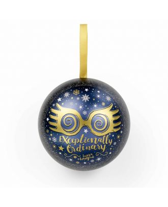 Harry Potter Luna Lovegood Glasses Christmas Holiday Tree Ornament with Necklace 