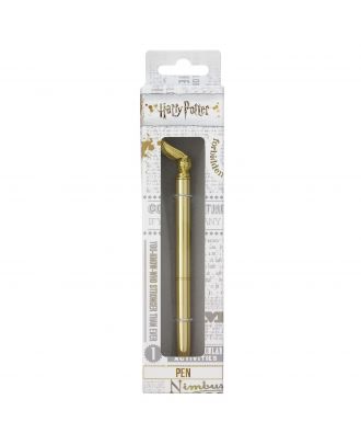Official Harry Potter Metallic Golden Snitch Pen Gold Metallic Pen with Golden Snitch top