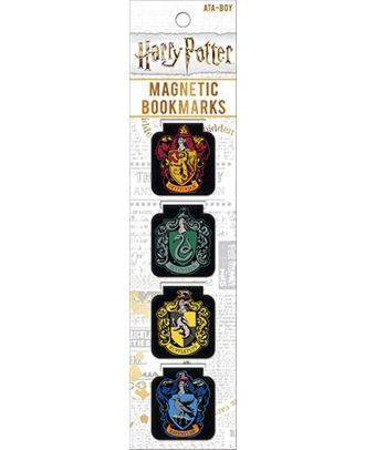 Harry Potter House Crests Magnetic Bookmark Set