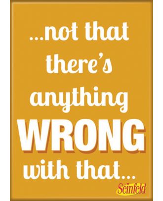 Seinfeld Not That Anything Wrong Photo Magnet