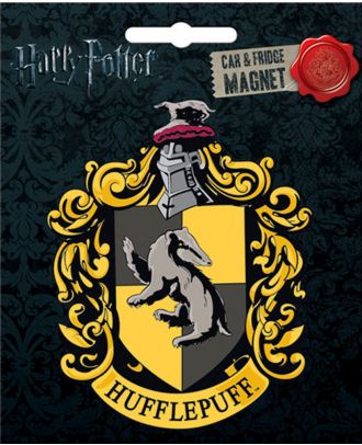 Harry Potter Hufflepuff Die Cut Fridge / Car Magnet