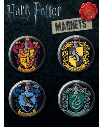 Harry Potter House Crests Magnet Set