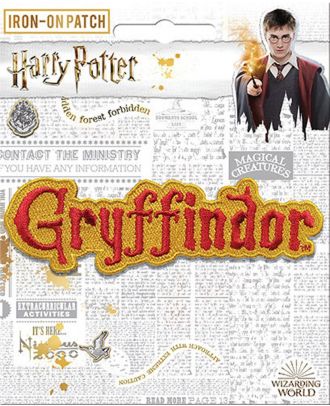 Harry Potter Gryffindor Name Iron On Patch