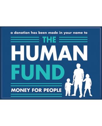 Seinfeld The Human Fund Logo Photo Magnet