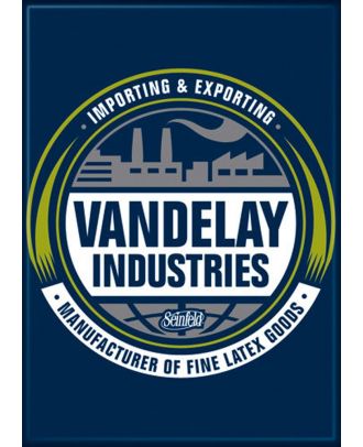 Seinfeld Vandelay Industries Logo Photo Magnet