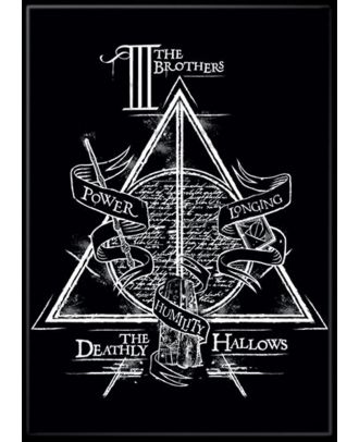 Harry Potter Deathly Hallows Art 3x2 magnet