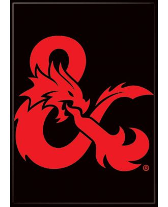Dungeons and Dragons Dragon Ampersand 3.5 x 2.5 Magnet