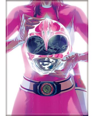 Power Rangers Pink Ranger 3.5 x 2.5 Magnet 