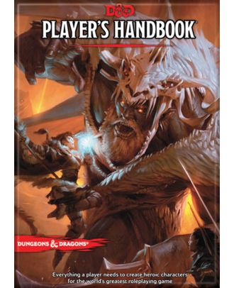 Dungeons and Dragons Player's Handbook 5th Edition 3.5 x 2.5 Magnet