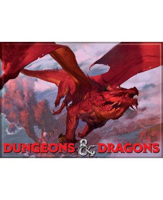 Dungeons and Dragons Red Dragon 3.5 x 2.5 Magnet