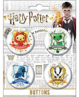 Harry Potter Charms 2 Carded Button Set 1