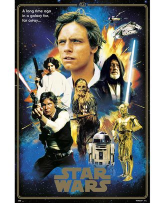 Star Wars - 40th Anniversary Heroes 24x36 Poster