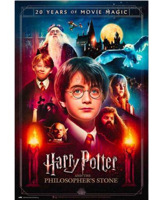 Harry Potter Philosopher's Stone 20th Anniversary 24x36 Poster