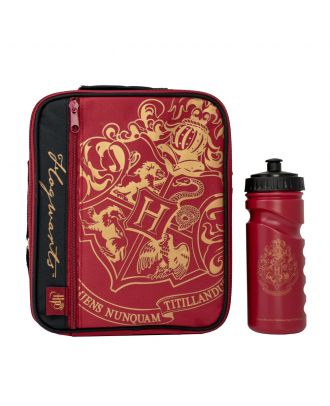 Harry Potter Lunch Bag & Drinks Bottle Set (Burgundy)