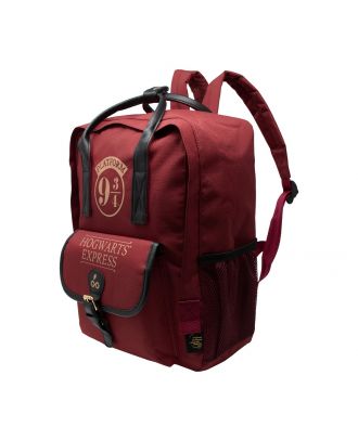 Harry Potter Platform 9 3/4 Premium Burgundy Backpack 