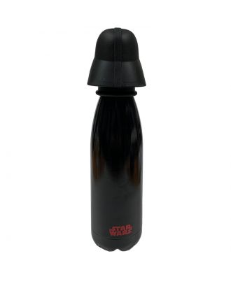 Star Wars Darth Vader 3D Top Metal Water Bottle